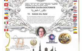 Un Reconocimiento a la Excelencia: La Dra. Nadia Gil Ruíz recibe el Doctorado Honoris Causa